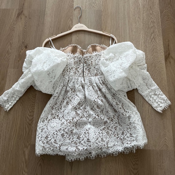 Watters Tart Mini Dress White Size 2 - Picture 5 of 5